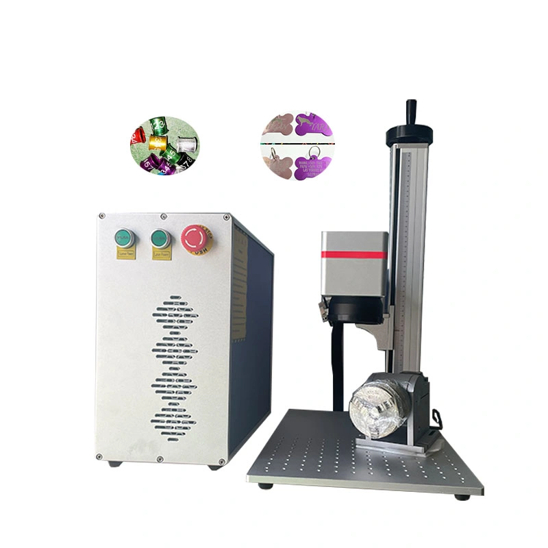 30 Watt 50 Watt 60 Watt Raycus Jpt Mopa Color Fiber Laser Marking Machine for Metal Plastic