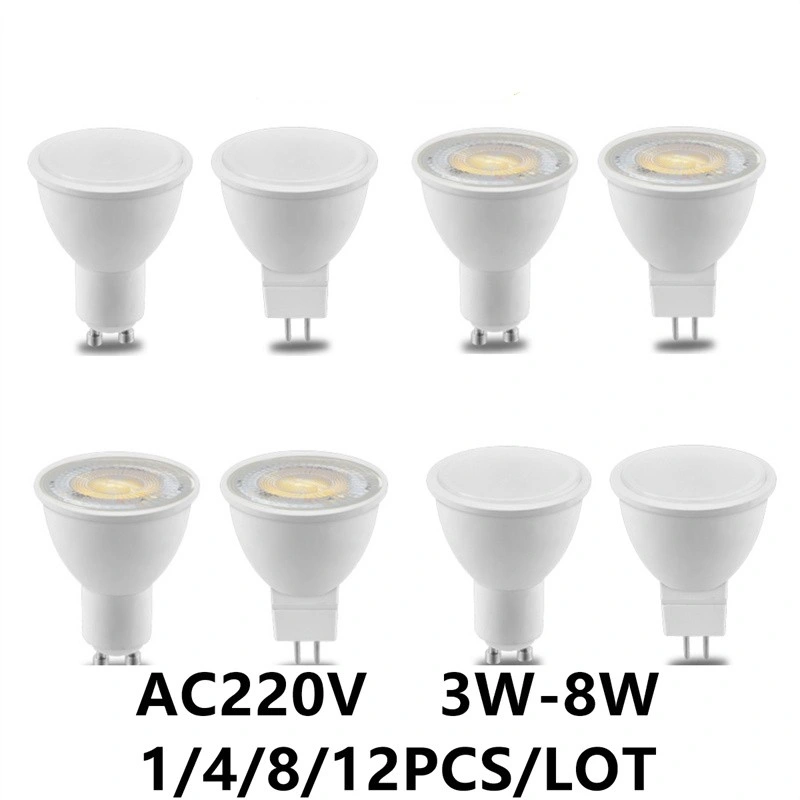 GU10 Gu5.3 Spotlight AC120 AC220V 3000K/4000K/6000K LED Light Lamp Home Decoration Replace Halogen Lamp