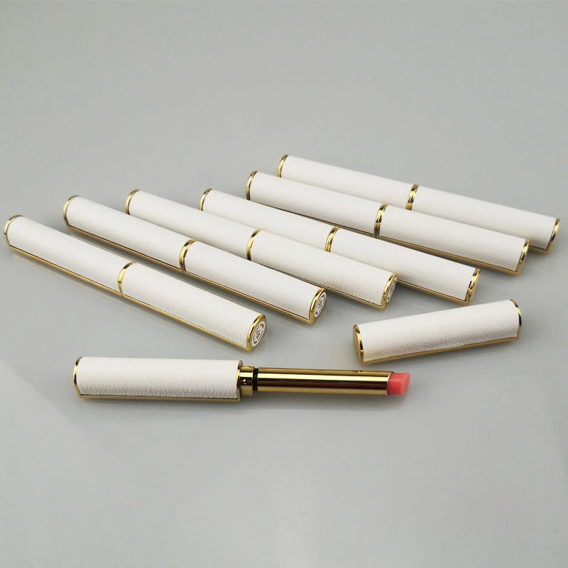 OEM Leather Small White Tube Temperature Sensitive Color Changing Moisturizing Lipstick