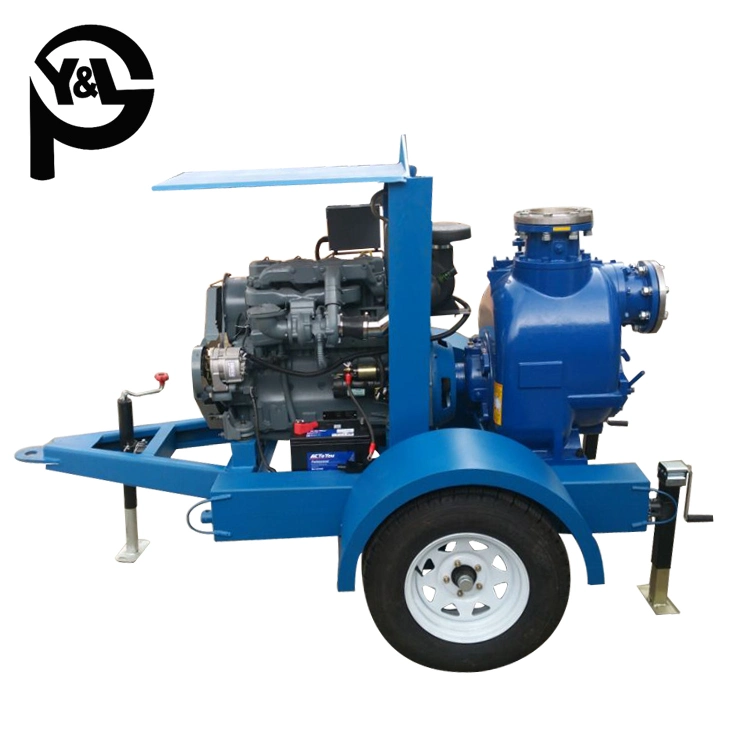 6 Inch Diesel Power Self Priming Mud Pump