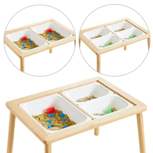 Wholesale/Supplier Indoor Outdoor Kids Play Furniture Sand Water Sensory Wooden Table for Children