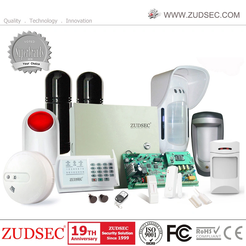 Dual-Net Home Security Burglar PSTN GSM Alarm