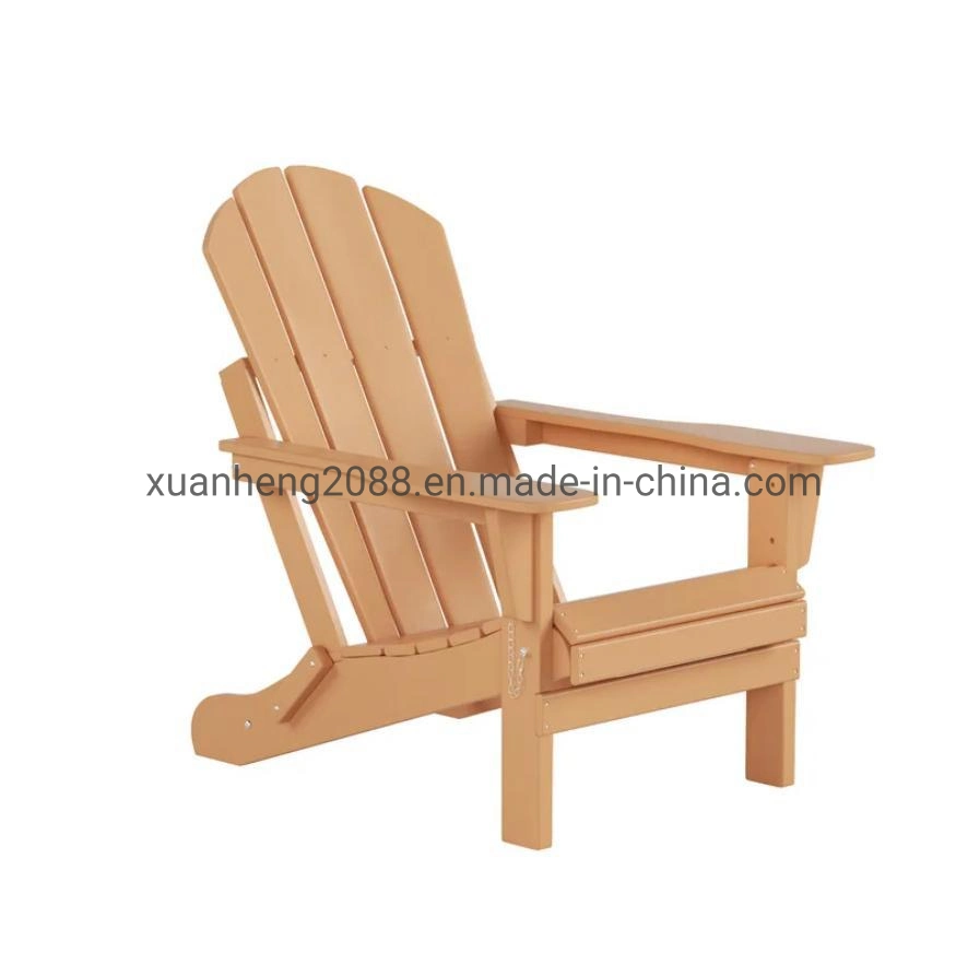 Plástico HDPE Classic dobrável preço bom Pátio cadeira Adirondack para Exterior