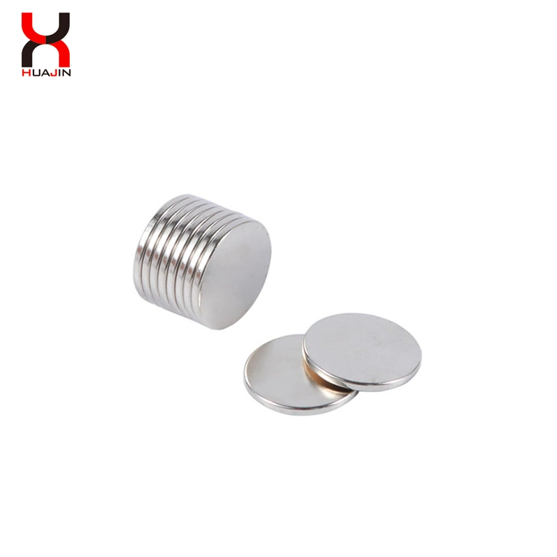 Strong Rare Earth Magnet Circle Magnets / Powerful Neodymium Industrial Magnet