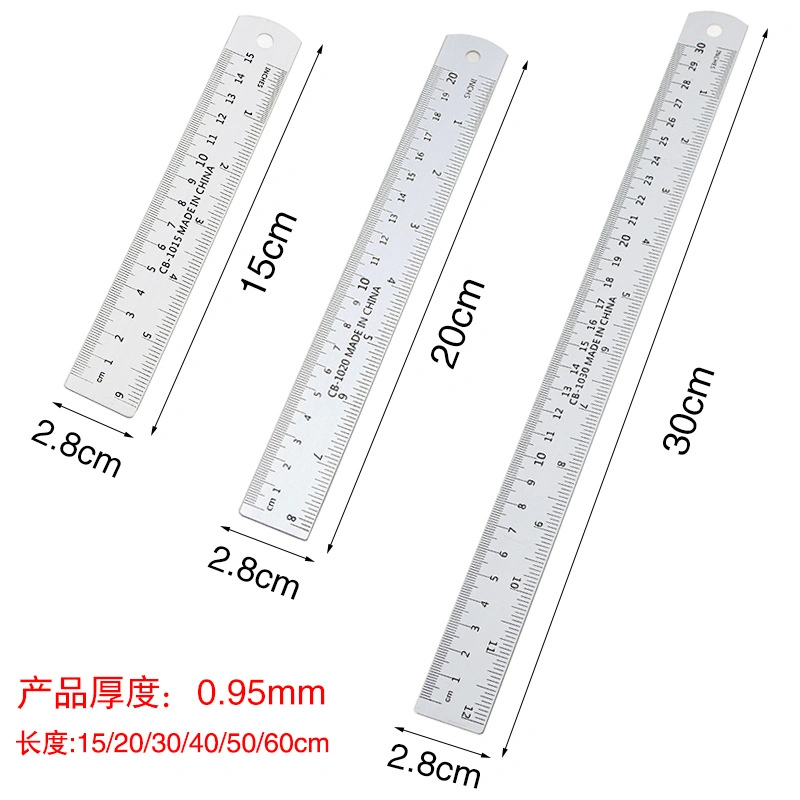 Aluminum Ruler Straightedge Measurement Tools