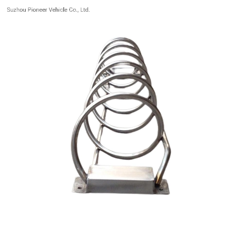 Many Bikes Creative Waves Outdoor Spiral Bicycle Parking Stand