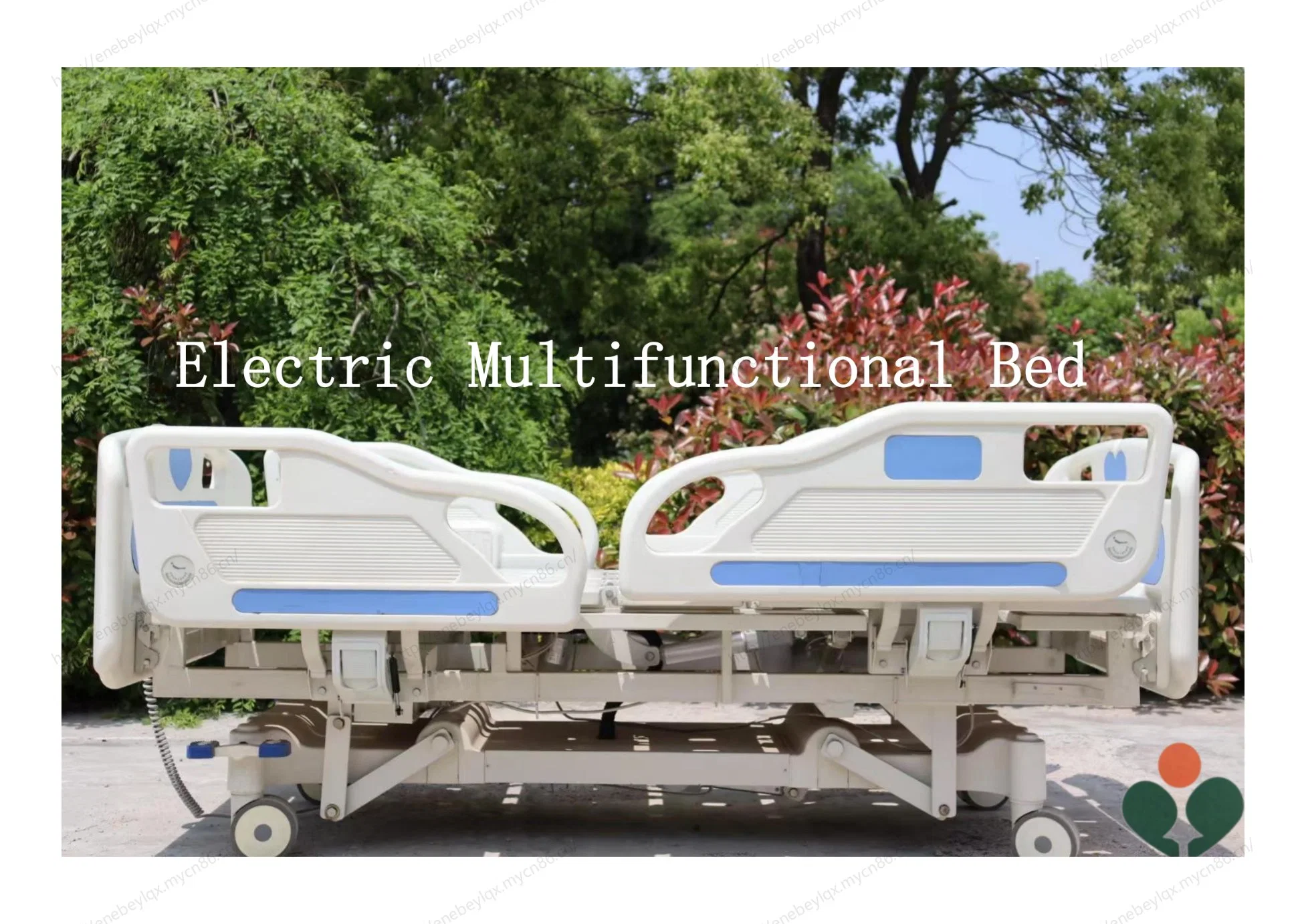 Lit de soins infirmiers électrique multifonctionnel médical pour des soins complets