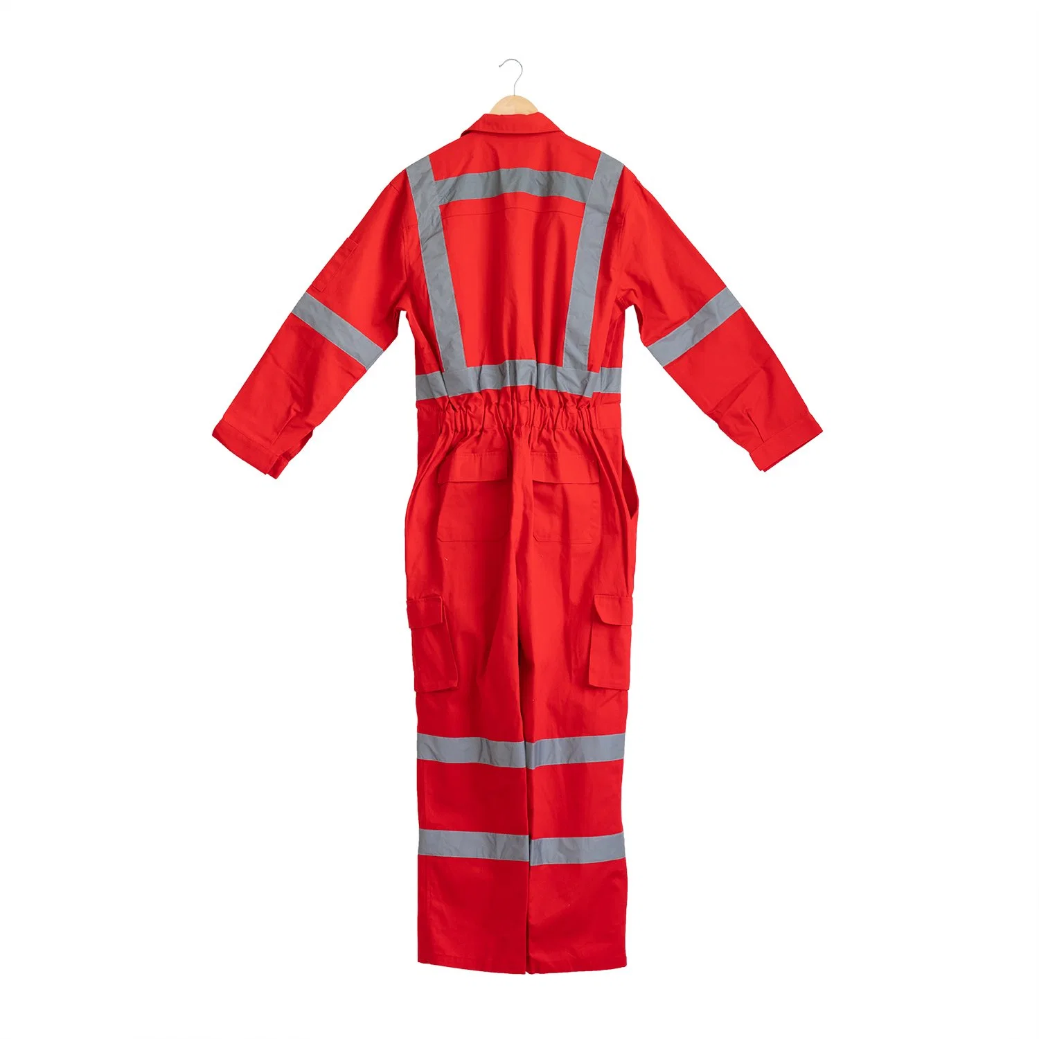 Cotton Safety Coverall Red Welder Mining Uniforms Workwear for Wokers