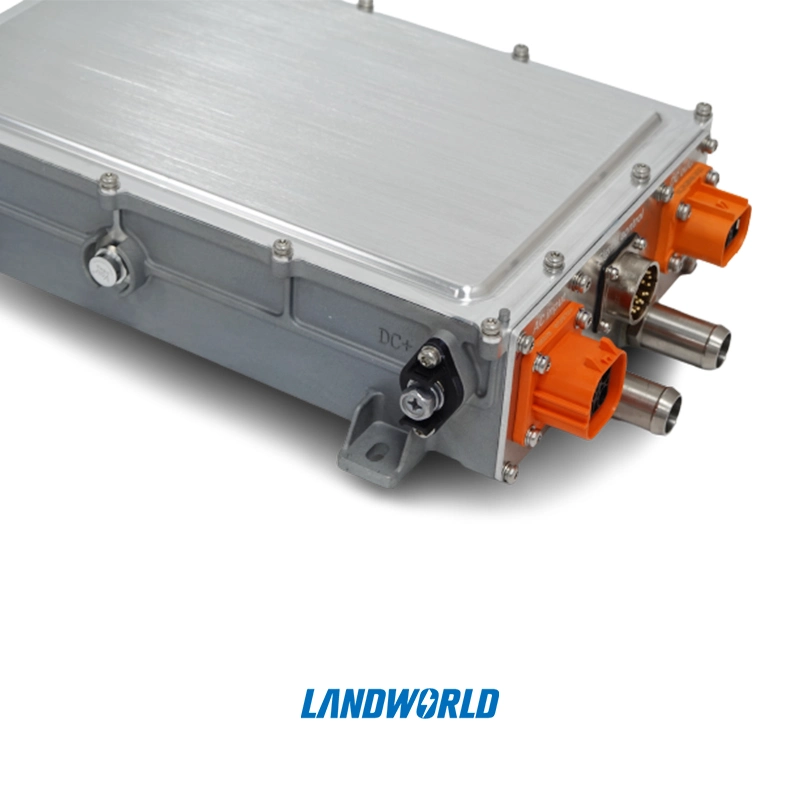 Alimentation bidirectionnelle Landworld de 6,6 kW avec OBC de 2 kW refroidi par liquide.