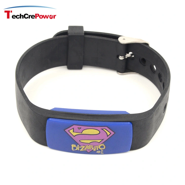 S008 Watch Buckle RFID Plastic Wristband Popular Smart Ribbon Stretch Wristband