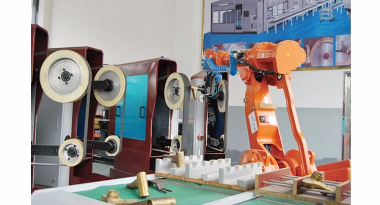 Système de polissage de robotique de meulage et polissage entièrement automatique de la machine avec robot