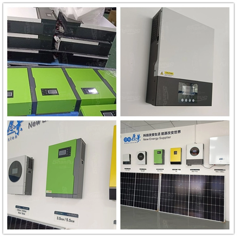 Inversor solar híbrido 3kw 4kw 5kw de alta calidad integrado Controlador Solar MPPT para sistema de Energía Solar