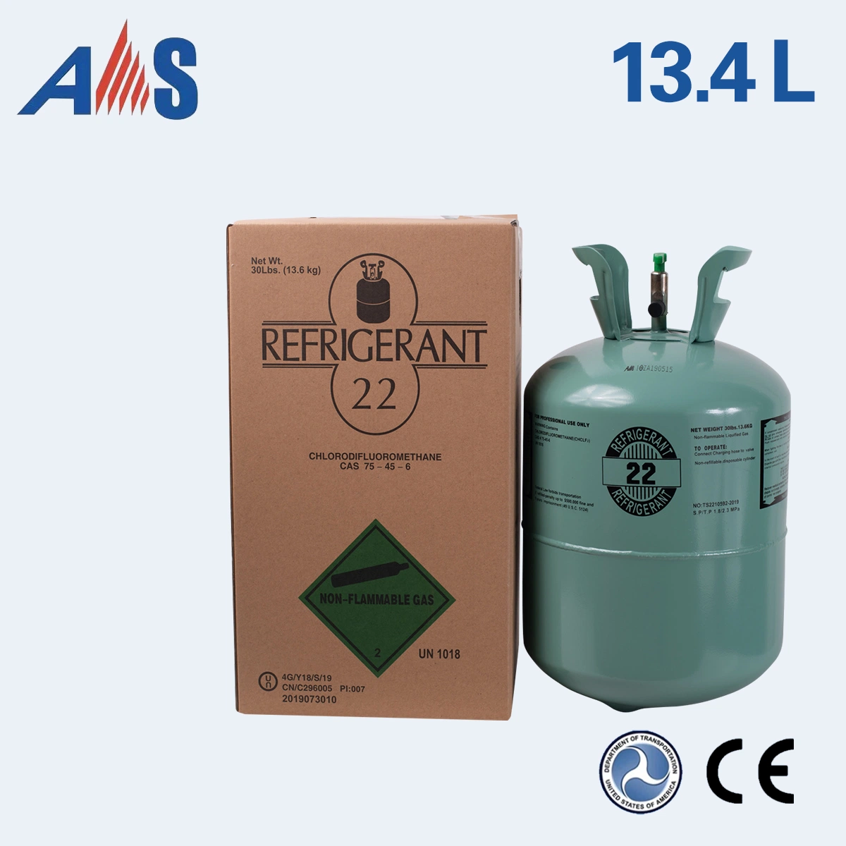 Refrigerant Gas Disposable Cylinder with R22 From Responsible Factory