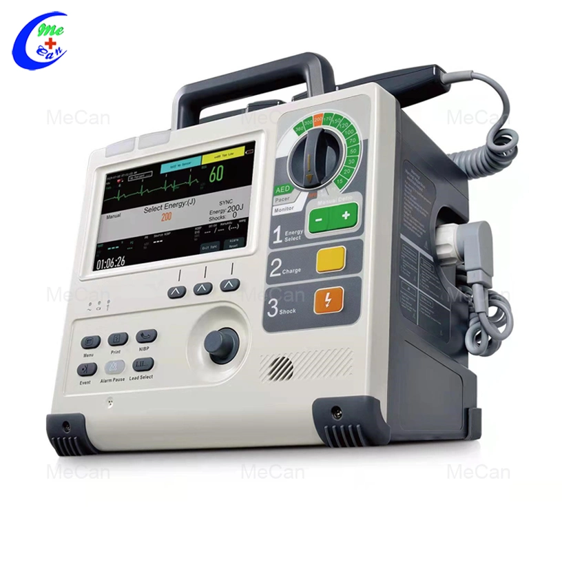 5-Lead ECG 3 Steps Mecan in China Monitor Defibrillator Portable Hot Sale Mcs0105