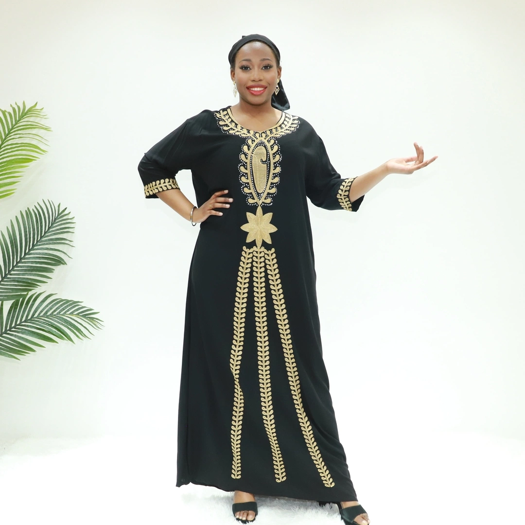 Muslim Clothing Bubu Gown Ay Fashion Sta2402-1f Cameroon Caftan Ethnic Dress