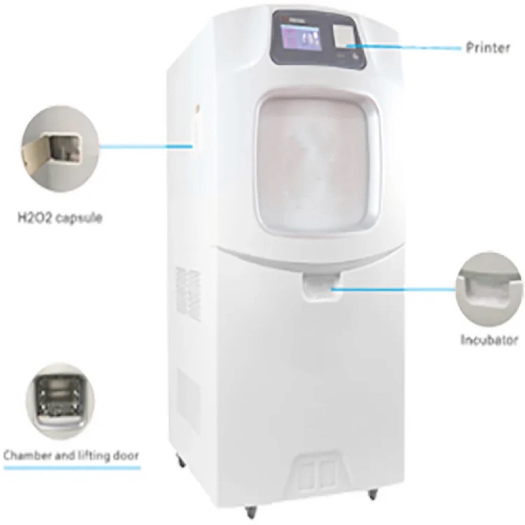 Electric Hydrogen Peroxyde Plasma Sterilizer with LCD Display for Cssd