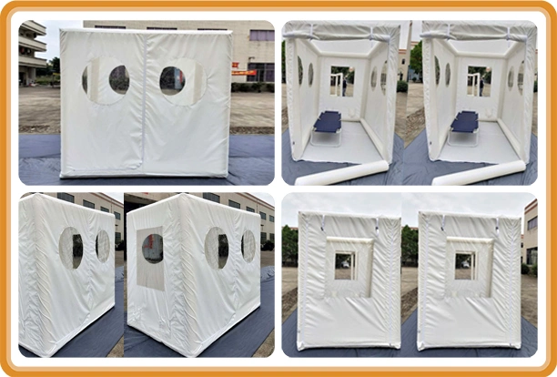 Customized Disinfection Inflatable Sealed Tunnel Tent for Alcohol & UV Disinfectant