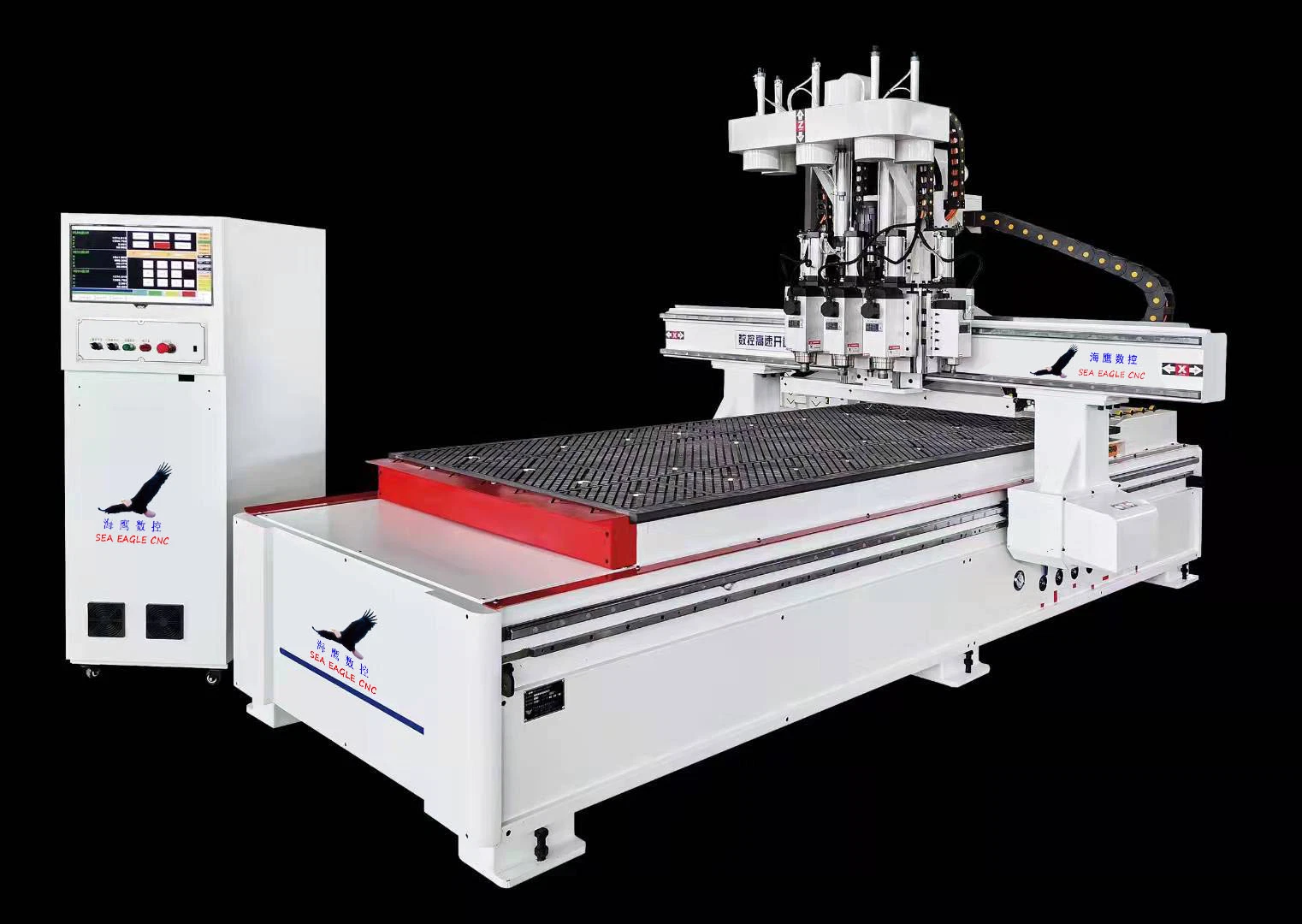 3D 1530 ATC CNC تداخل جهاز التوجيه الخشبي مع آلات العمل بالخشب مع منشار CNC للقطع القطري والقطع المائل