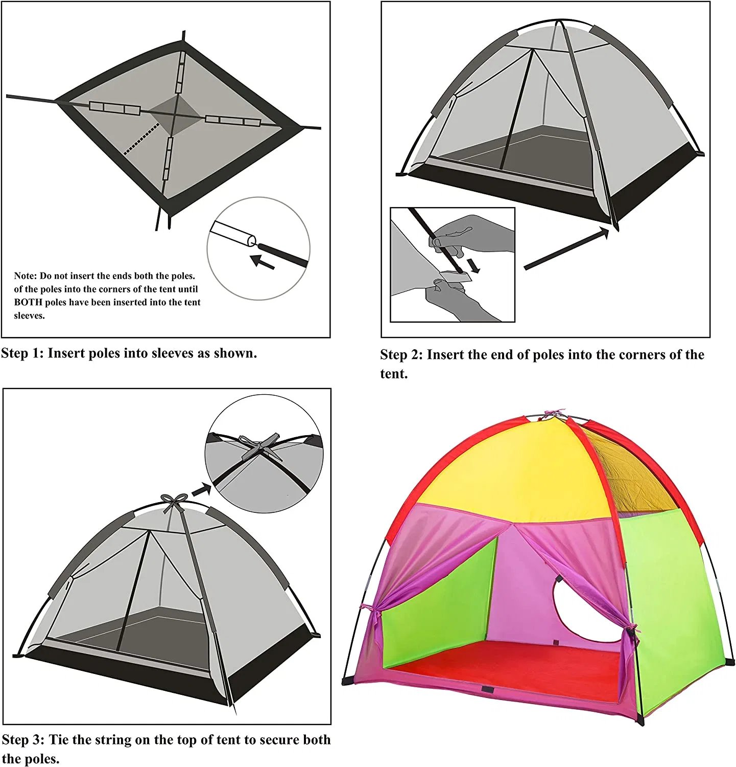 Los niños juegan a la carpa, los niños pop up Tent