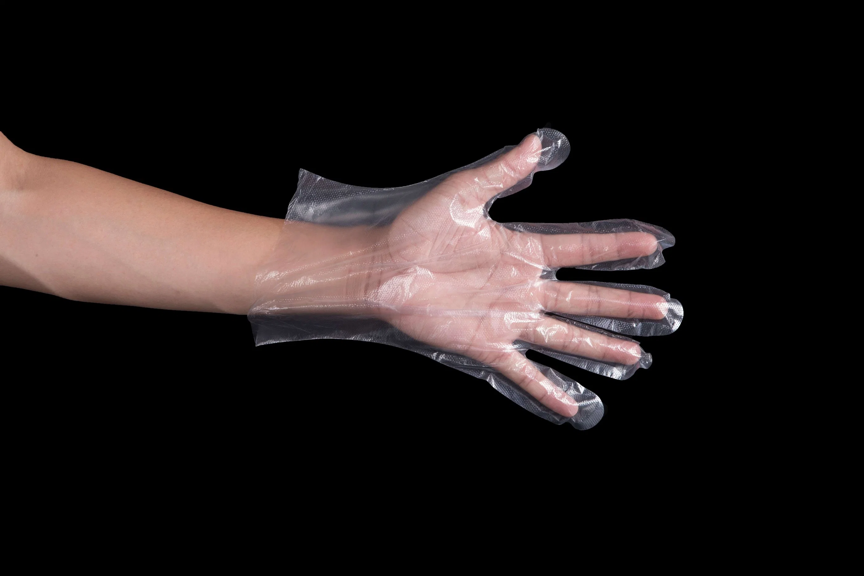 Protective PE Isolation Plastic Handling Glove