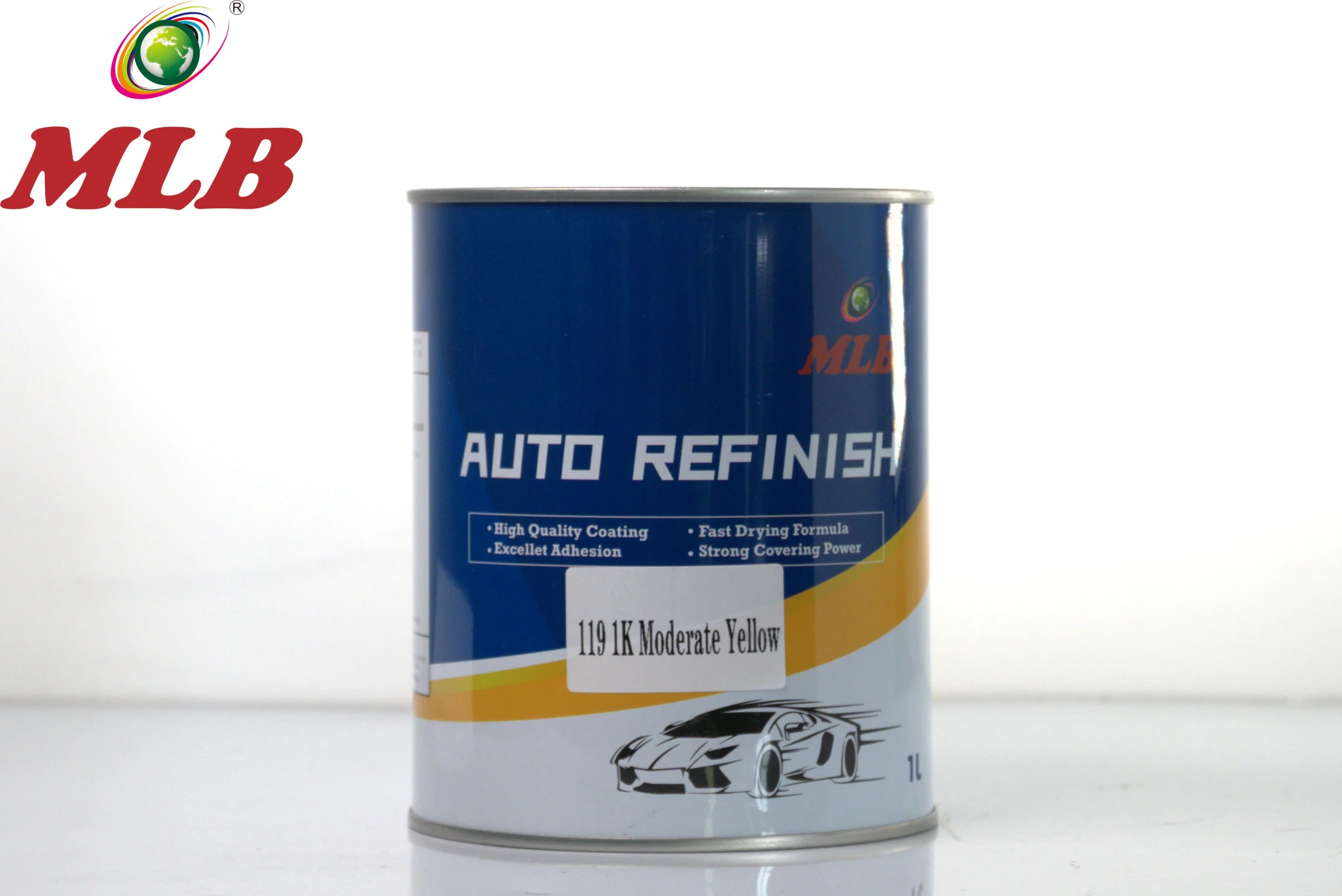 Auto Refinish 1K Car Acrílico Laca Automoción Pintura Blanco Azul Abrigo para coche