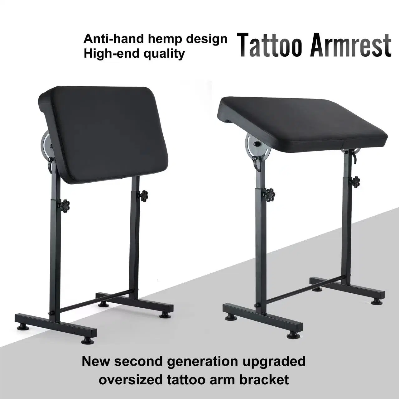 Wholesale/Supplier Tattoo Studio Furniture Adjust Handrail Leg Holder Tattoo Armrest Tattoo Hand Bracket with Comfortable Large Pad