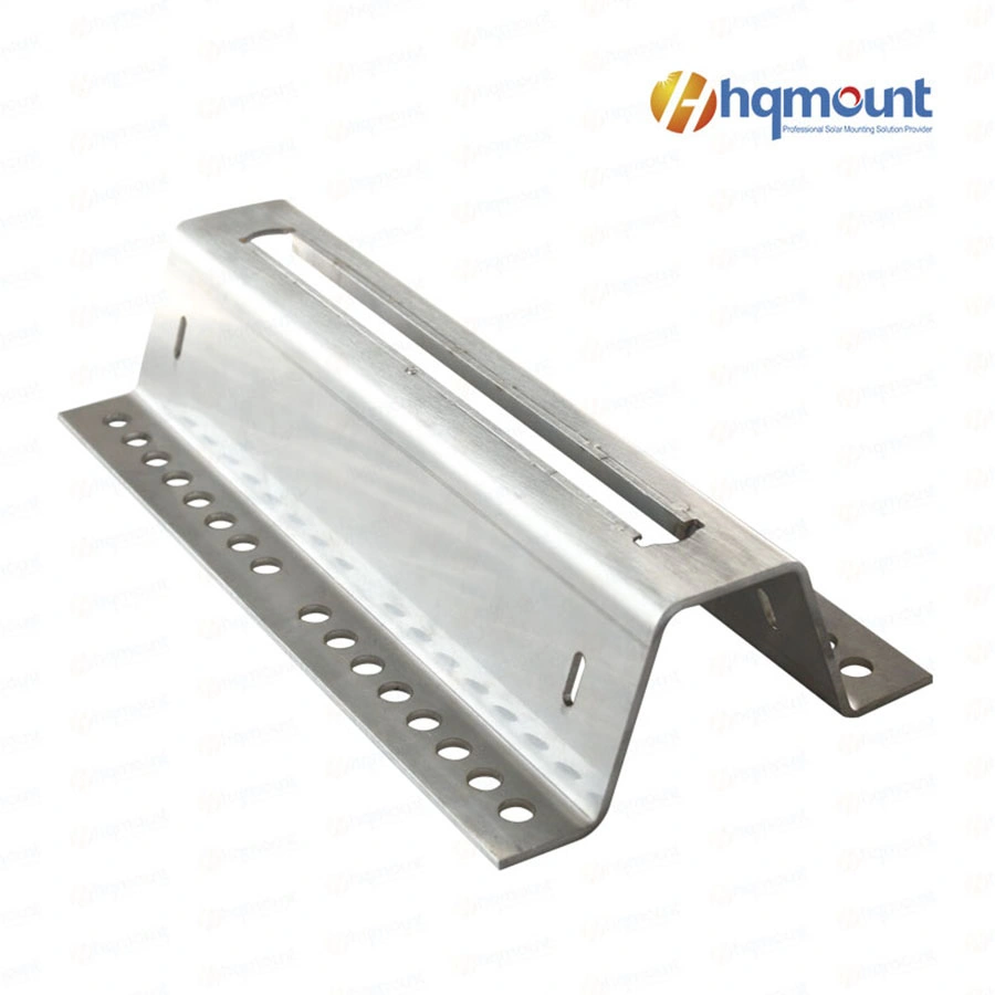 PV Aluminum Mounting Regular Railess Mini Rail for Solar Panel Supplier