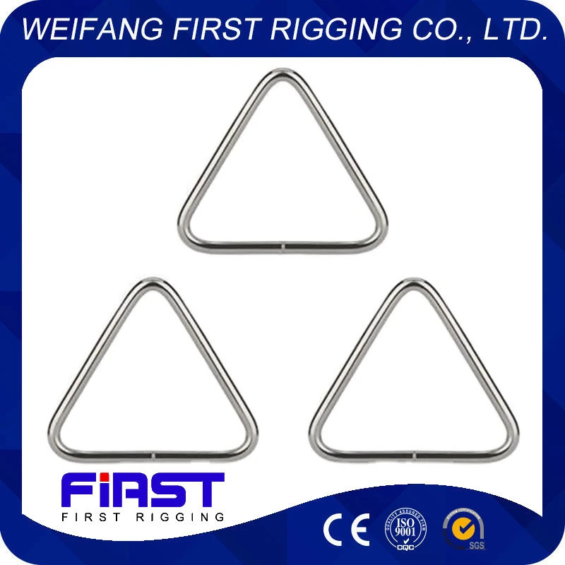 Welded Alloy Steel Triangle Ring for Heavy Equipment