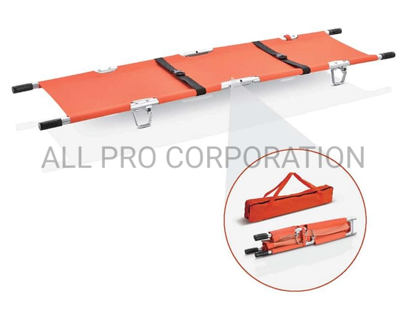 Double or 4 Foldable First Aid Stretcher Emergency Folding Stretcher