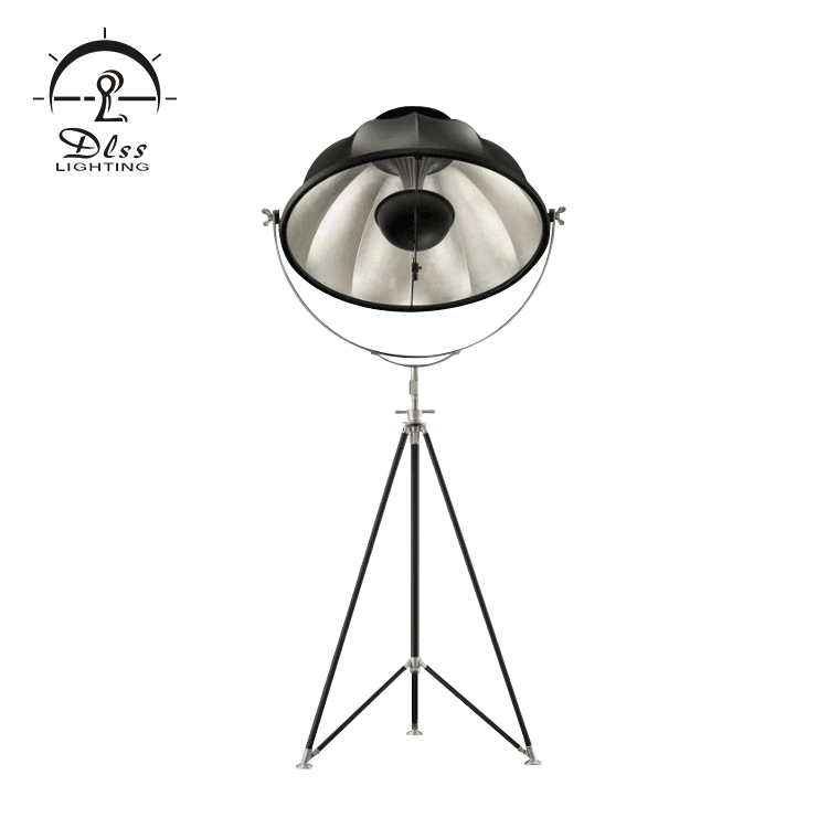 Retro Floor Lighting Industrial Tripod Standing Light Three Legs Umbrella LED Floor Lamp