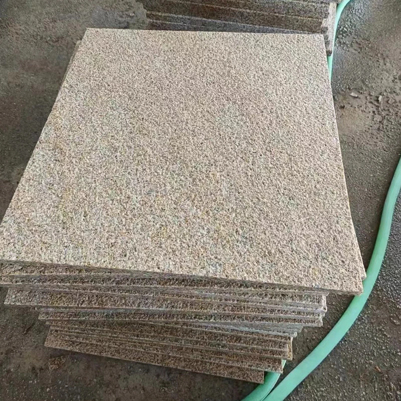 Natural Stone G682 Misty Yellow/Sunset Gold/Rusty Beige Granite Stone for Pier Caps/Garden/Coping/Wall Panel/Outdoor Project Decoration Price