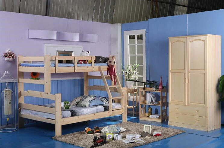 Solid Wooden Bed Room Bunk Beds Children Bunk Bed (M-X2219)