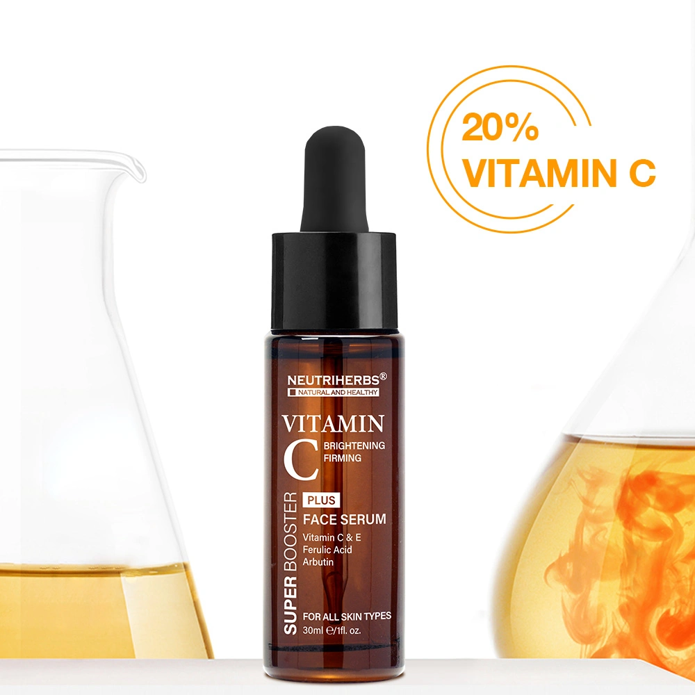 Cosmética de etiqueta privada el 20% Antienvejecimiento Anti-Wrinkle Vc iluminando la vitamina C en suero plus