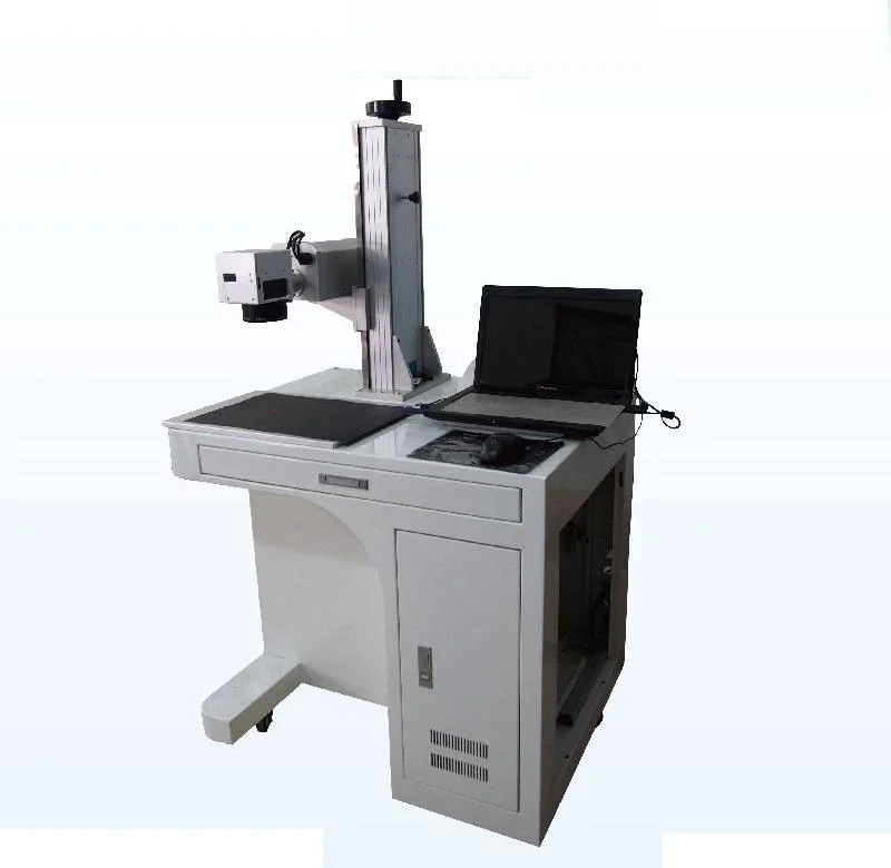 30W Fiber Laser Marking Machine Engrave Metal Plastic Plate