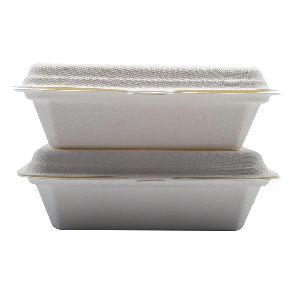 Accepptable Biodegradable Allwin-Flu 152*152*76mm Take Away Containers Disposable Food Container