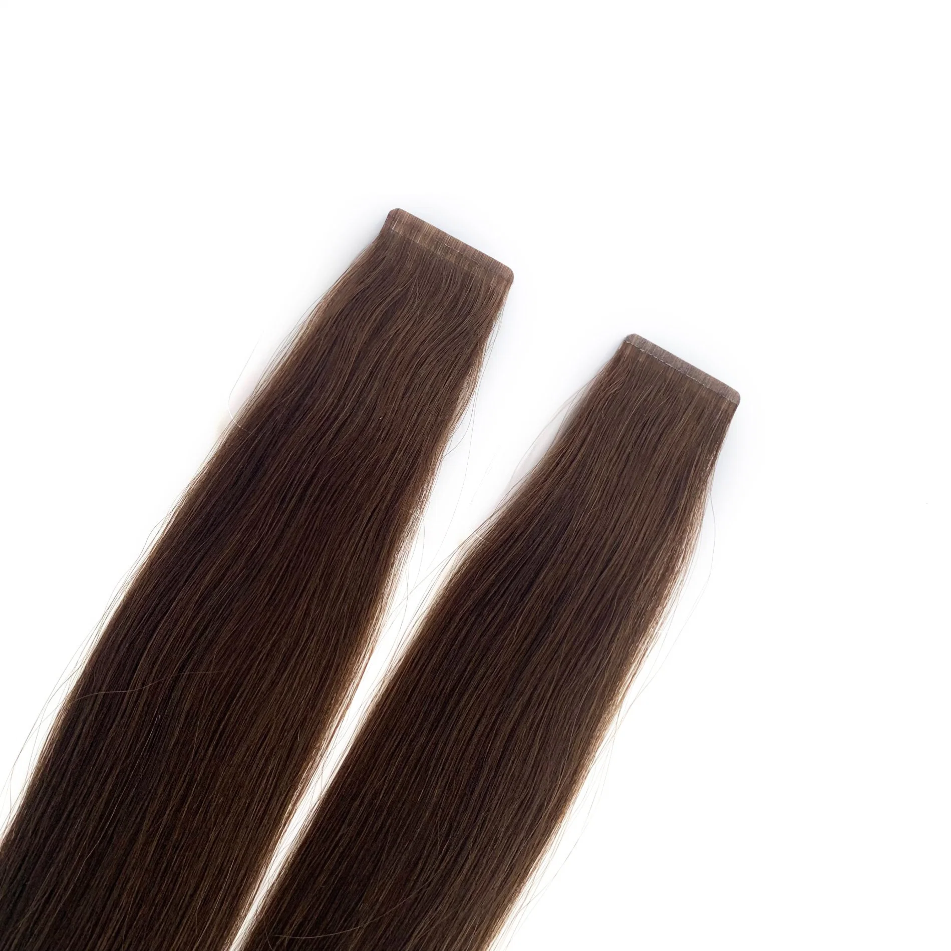 Slim Tape in Hair Extensions Cuticle ausgerichtet Haar doppelt gezeichnet