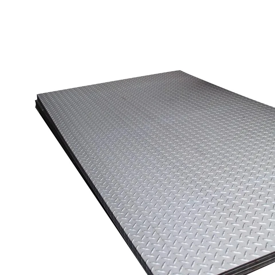 Mill Finish 3003 6061 Anti-Slip Plate Alloy Aluminum Diamond Tread Plate Embossed Aluminum Plate Aluminium Checkered Sheet