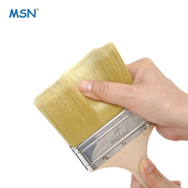 MSN Professional Brocha con cerdas sintéticas actualizado de la pared de pintar y recortar Pincel pintura de casas