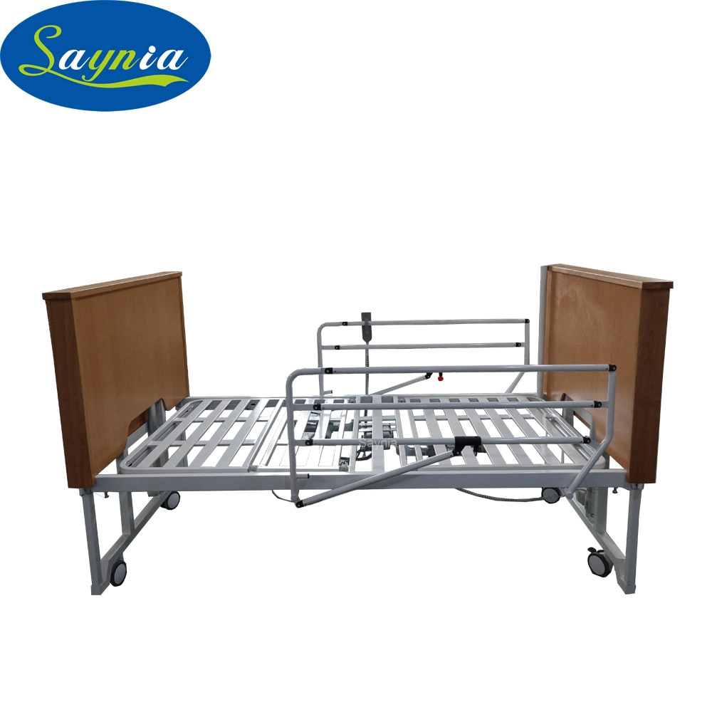 on Sale Power Supply Adjustable Double/ King Size Bed with Steel Bed Frame