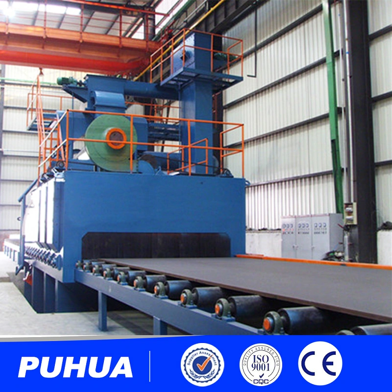 Roller Conveyor Shotblasting Machine Steel Pipe Abrasive Blasting Equipment