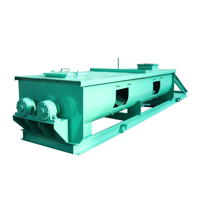 China Good Quality Industrial Twin Shafts Dust Humidifying Mixer Supplier