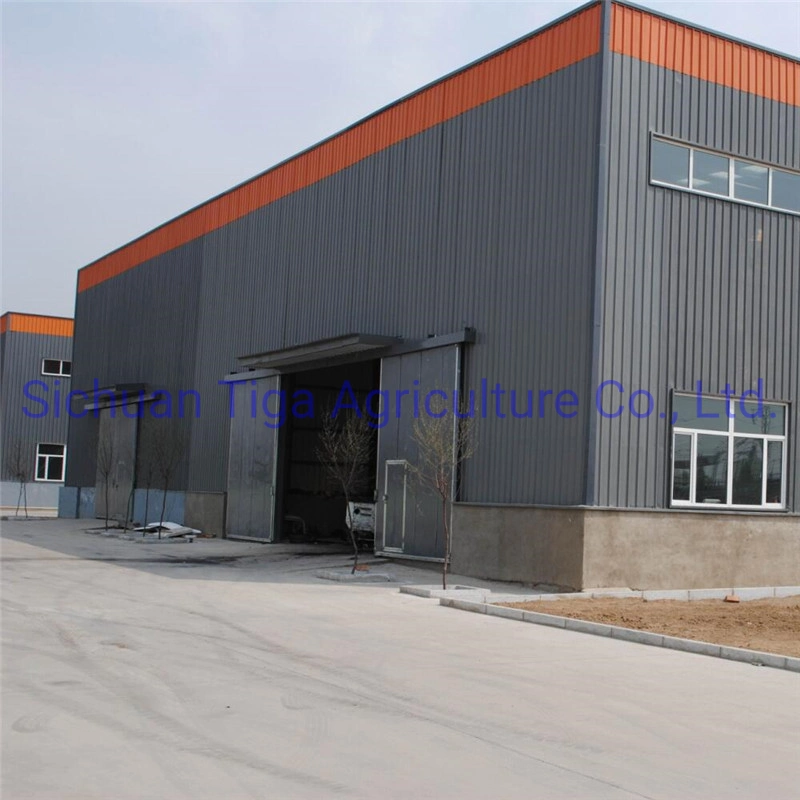 Prefabricated Modular Construction Light Steel Structure Portal Frame Warehouse Shed Building