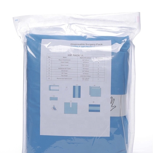 Disposable Healthy Medical Adhesive Non-Woven Surgical Hip Pack