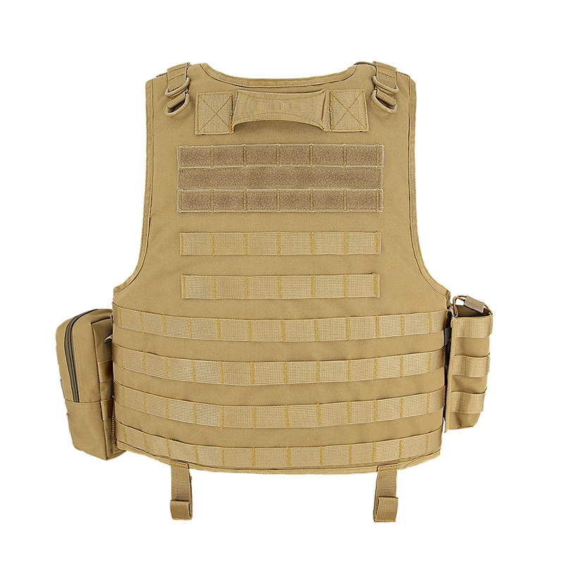 Double Safe Tactical Plate Carrier Police Armor Hunting Bulletproof Vest with Magazine Pouches