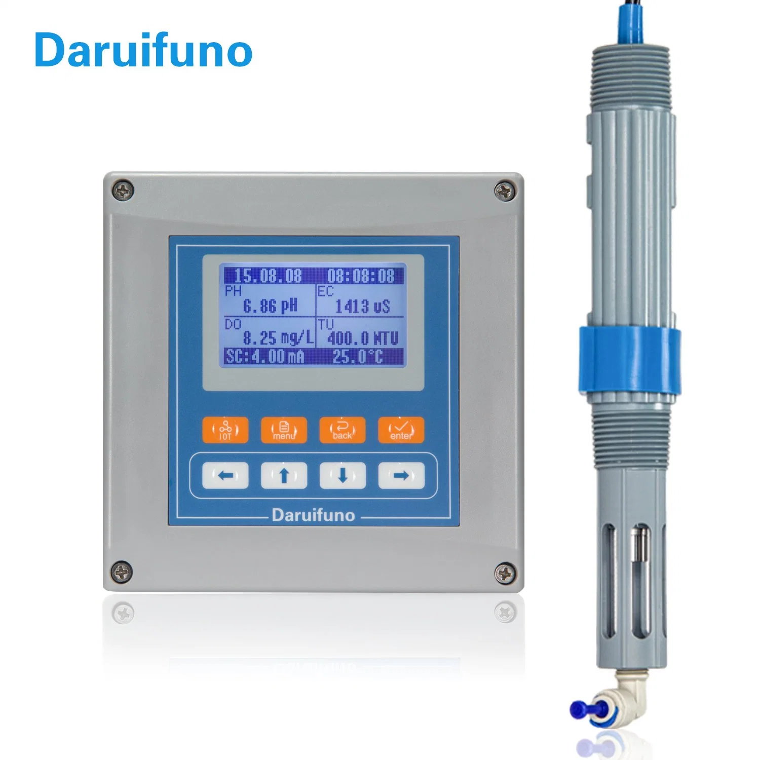 Ec/Do/Turbidity/Cod/pH/ORP Controller Online Meter for Aquaculture Testing