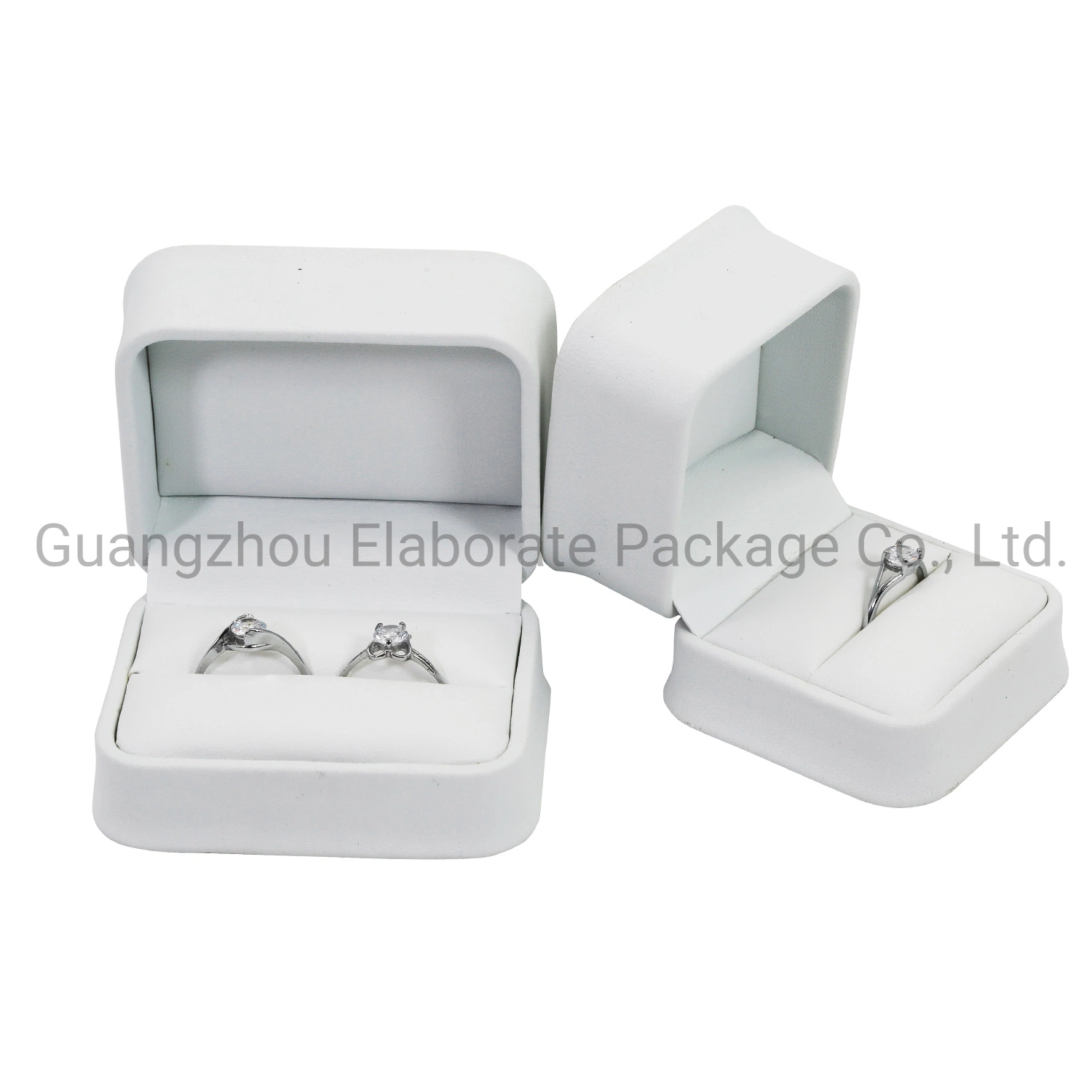 Cheap Plastic Leather Jewelry Gift Box Packing Box Package Box