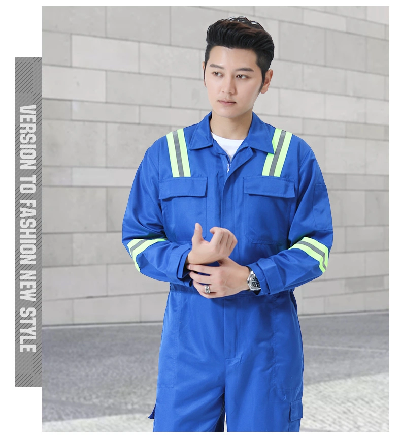 School Factory Company Port One Piece Coveralls Cotton Polyester Uniform for Staff Worker