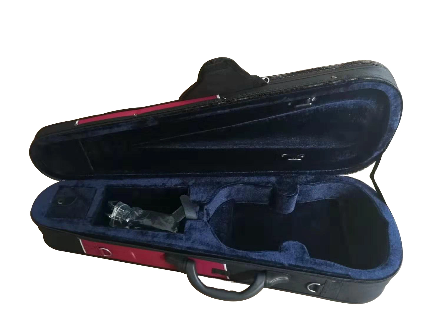 Colorful Deluxe Foamed Triangle Shape Violin Light Case