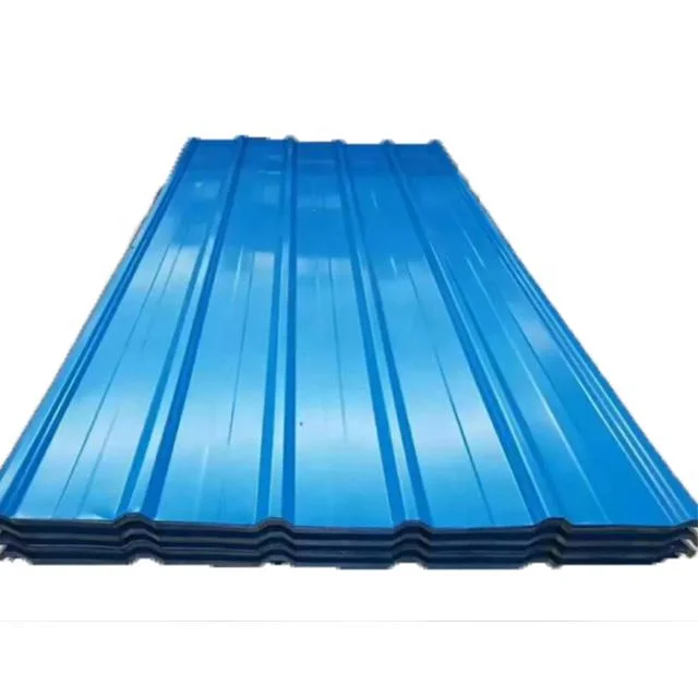 Hot Dipped Gi Galvanized Galvalume Steel Plate PPGL Color Coated Corrugated Roof Roofing Sheet Price