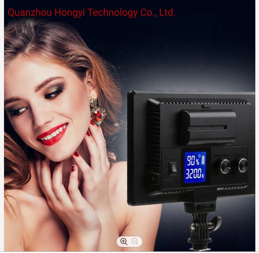 TV Studio Photo Light Smart HD LCD Display LED Video Light for Photography Camera Camcorder LED Video Film Light